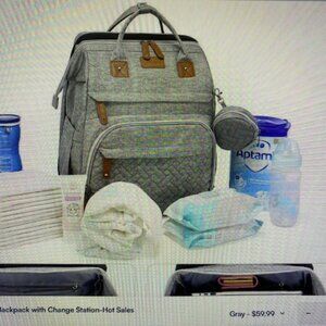 Brand New Diaper Bag Backpack with Change Station